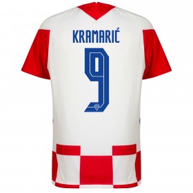 Fußballtrikots Kroatien Andrej Kramaric 9 EURO 2020 Kurzarm Heimtrikotsatz kaufen
